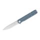 CobraTec Kuzio Large G10 Grey Drop Point Serrated