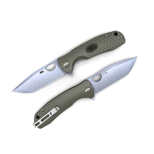 Honey Badger Tanto 14C28N Medium Green
