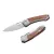 LionSteel Twain Titanium Micarta Natural