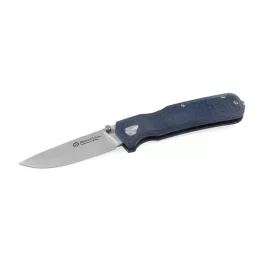 Maserin Pulse Drop Point Denim Micarta