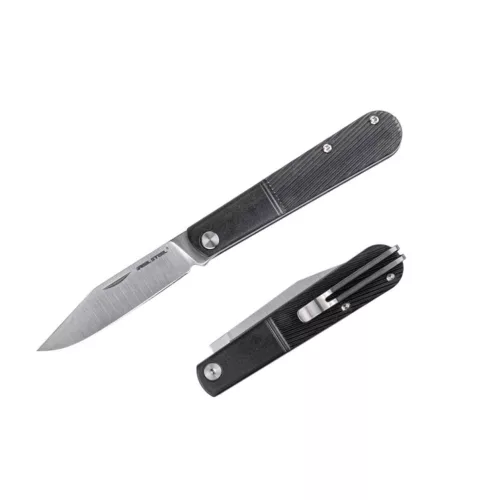 Real Steel Real Barlow RB-1 Clip Point Black ABS