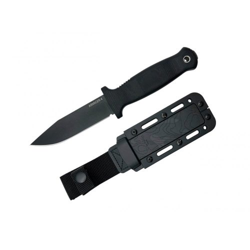 Demko Knives Armiger 4 - Clip Point - 80CrV2 - Black