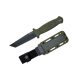 Demko Knives Armiger 4 - Tanto - 80CrV2 - OD Green