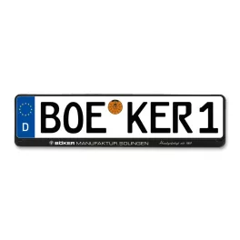 Böker Rendszámtartó