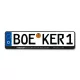 Böker Rendszámtartó