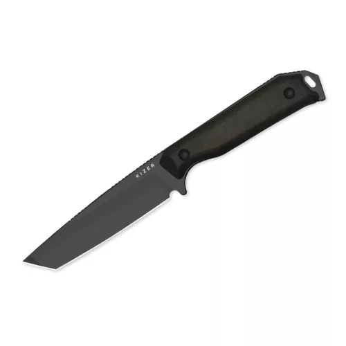 Kizer Begleiter Fix Tanto CPM 3V Chocolate Richlite