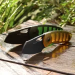 Kizer Hornet Bee Belly Hollowed-out Handle - Yellow