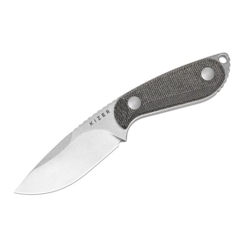 Kizer Buddy 14C28N Black Micarta