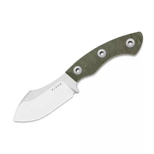 Kizer Rook AEB-L Green Micarta