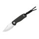 Kizer Drop Bear Fix Clip Point S45VN Black Richlite