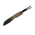 Kizer Drop Bear Fix Sheepsfoot AEB-L Gray Green Micarta