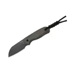 Kizer Drop Bear Fix Sheepsfoot S45VN Gray Green Micarta