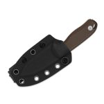 Kizer Drop Bear Fix Drop Point 14C28N Brown Micarta