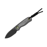 Kizer Drop Bear Fix Drop Point S45VN Black Micarta