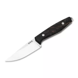 Böker Daily Knives AK1 Droppoint MagnaCut Black Birch Burl