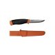 Mora Companion Heavy Duty Burnt Orange - Stainless Steel