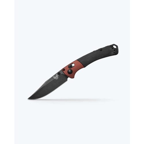 Benchmade 15085BK-04 Mini Crooked River - Burnt Copper Black Micarta