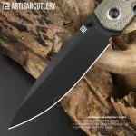 Artisan Cutlery OD Green Micarta/Black PVD