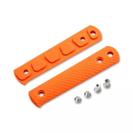 Böker BFF Packlite Handle Scale - G10 Orange Pyramid