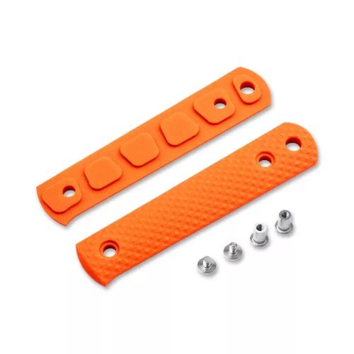 Böker BFF Packlite Handle Scale - G10 Orange Pyramid