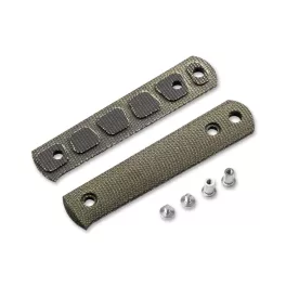   Böker BFF Packlite Handle Scale - Canvas Micarta Green Smooth