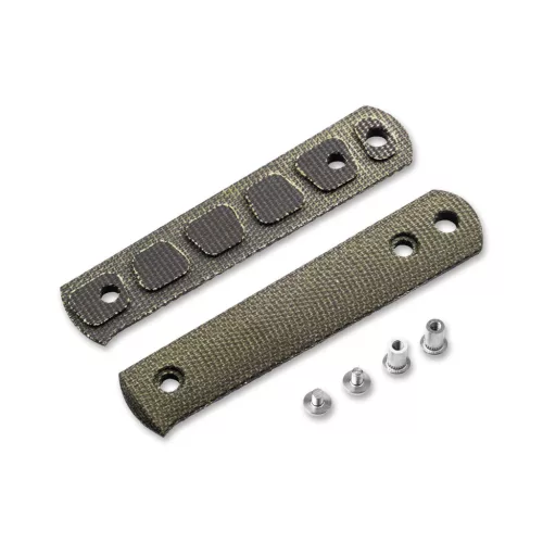 Böker BFF Packlite Handle Scale - Canvas Micarta Green Smooth
