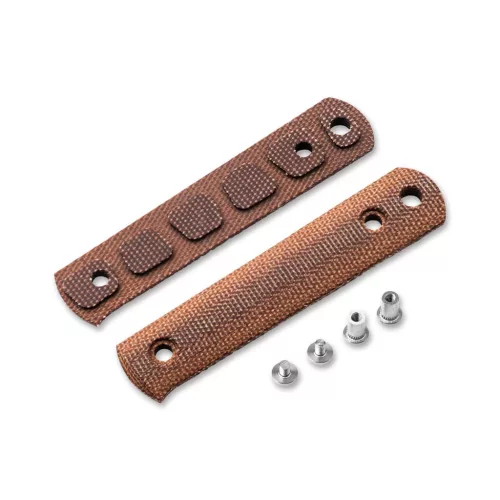 Böker BFF Packlite Handle Scale - Canvas Micarta Natural Smooth