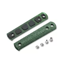   Böker BFF Packlite Handle Scale - Linen Micarta Bottle Green Rope