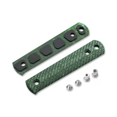 Böker BFF Packlite Handle Scale - Linen Micarta Bottle Green Rope