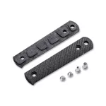 Böker BFF Packlite Handle Scale - Linen Micarta Black & White Rope