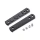 Böker BFF Packlite Handle Scale - Linen Micarta Black & White Rope
