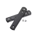 Böker BFF Packlite Handle Scale - Linen Micarta Black & White Rope