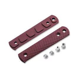 Böker BFF Packlite Handle Scale - Richlite Redstone Pyramid