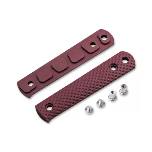 Böker BFF Packlite Handle Scale - Richlite Redstone Pyramid