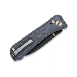 We Knife 24009-2 Bougie Banter Titanium Blue Black SW