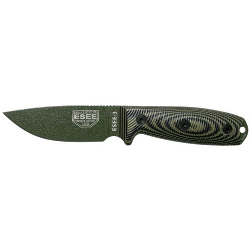 ESEE Model 3 - 3D Handle - OD Green - OD Green/Black