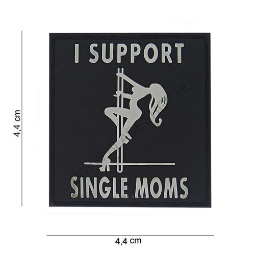 101 INC Patch 3D PVC I Support Single Moms 11167