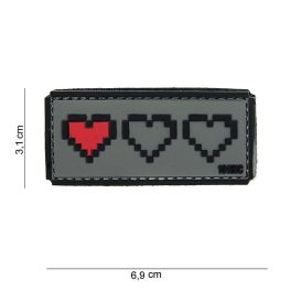 101 INC Patch 3D PVC Last Life Grey 14017