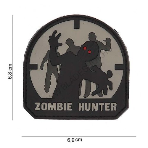 101 INC Patch 3D PVC Zombie Hunter SWAT 12033