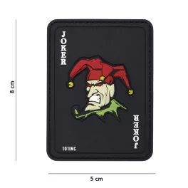 101 INC Patch 3D PVC Joker Black 18083
