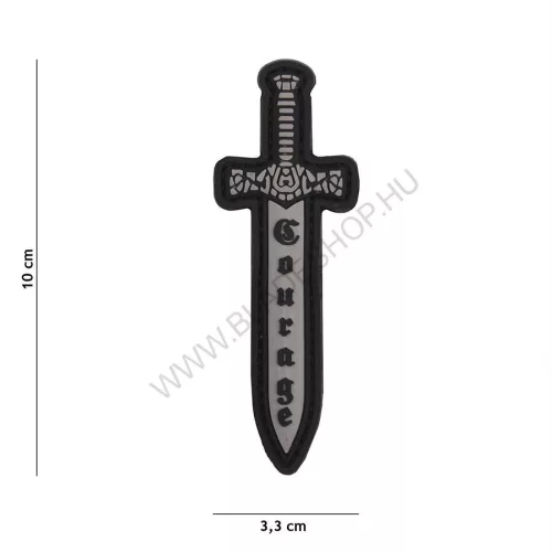 101 INC Patch 3D PVC Courage 13070