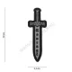 101 INC Patch 3D PVC Courage 13070