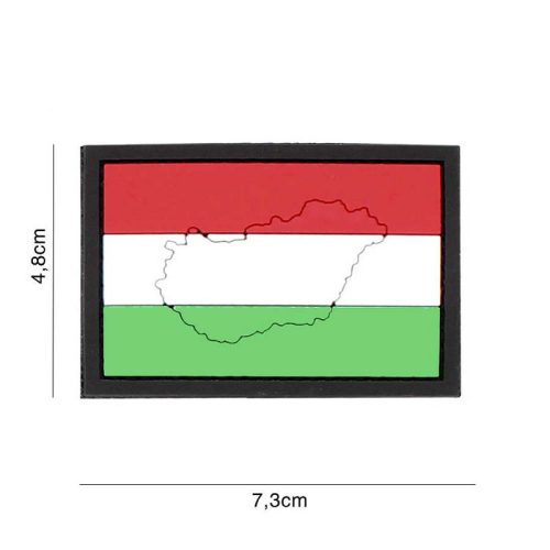 101 INC Patch 3D PVC Hungary with contour 4121
