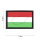 101 INC Patch 3D PVC Hungary with contour 4121

