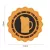 101 INC Patch 3D PVC Drink Beer Orange 9115
