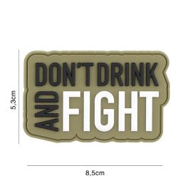 101 INC Patch 3D PVC Don't Drink Green 2045
