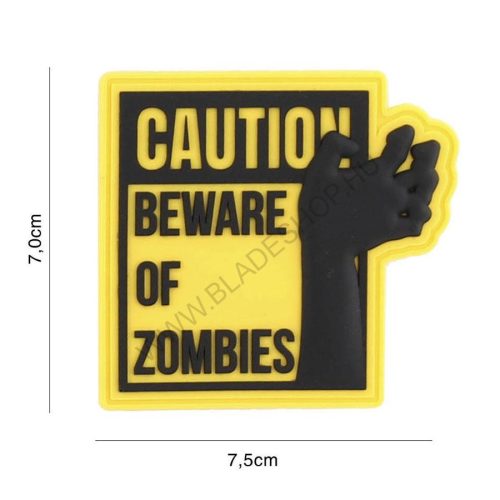 101 INC Patch 3D PVC Caution Yellow 2121