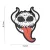 101 INC Patch 3D PVC Devil Tongue 8138