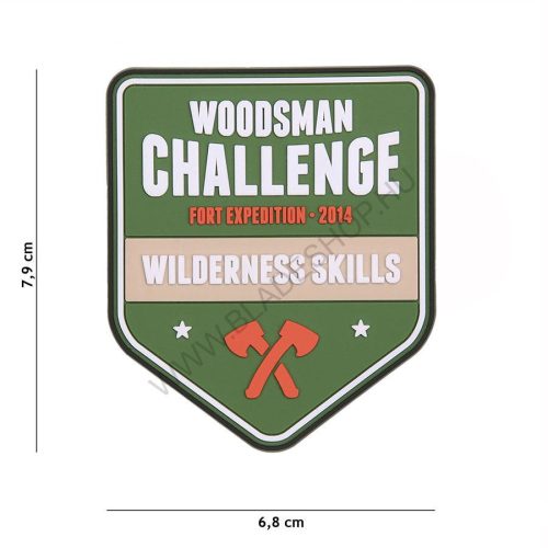 101 INC Patch 3D PVC Woodsman Challenge 23009