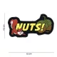 101 INC Patch 3D PVC Nuts Yellow 14018
